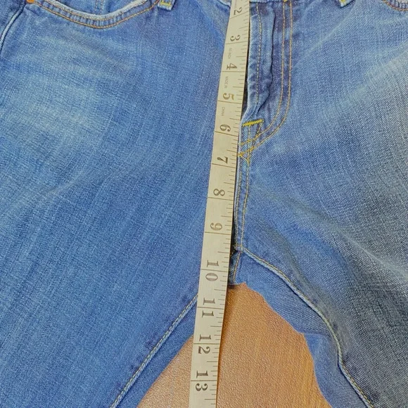 Lucky Brand Luxury Denim By Gene M Sz.10/30 Made In USA Cherry Rhinestones - Picture 8 of 17